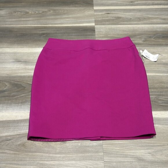 🏁 Cleo petites pencil skirt hot pink Skirt size 8 NWT - Picture 2 of 6